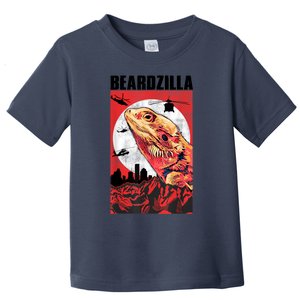 Bearded Dragon Beardzilla Funny Bearded Dragon Toddler T-Shirt