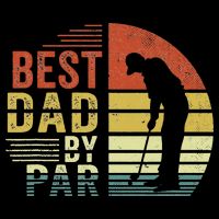 Best Dad By Par Golf Golfer Vintage Father's Day Sweatshirt