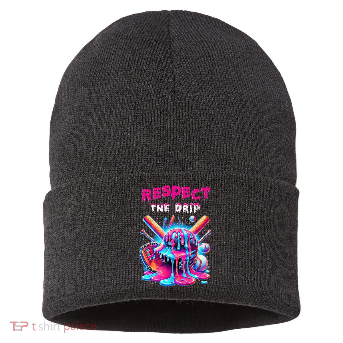 Baseball Drip B.oys Ice Cream Drip Yout.h Respect The Drip Sustainable Knit Beanie