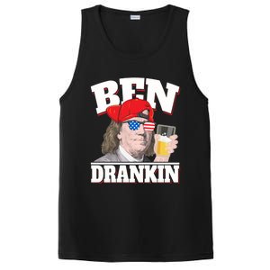 Ben Drankin Benjamin Franklin 4th Of July Funny Gift Cool Gift PosiCharge Competitor Tank