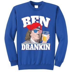 Ben Drankin Benjamin Franklin 4th Of July Funny Gift Cool Gift Sweatshirt