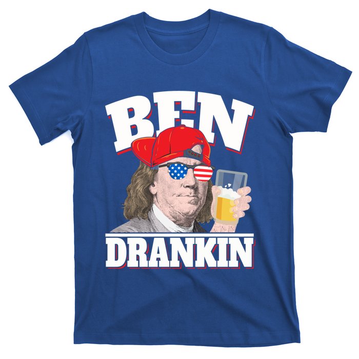 Ben Drankin Benjamin Franklin 4th Of July Funny Gift Cool Gift T-Shirt