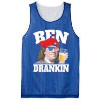 Ben Drankin Benjamin Franklin 4th Of July Funny Gift Cool Gift Mesh Reversible Basketball Jersey Tank