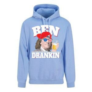 Ben Drankin Benjamin Franklin 4th Of July Funny Gift Cool Gift Unisex Surf Hoodie