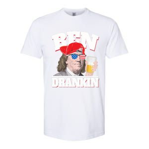 Ben Drankin Benjamin Franklin 4th Of July Funny Gift Cool Gift Softstyle CVC T-Shirt