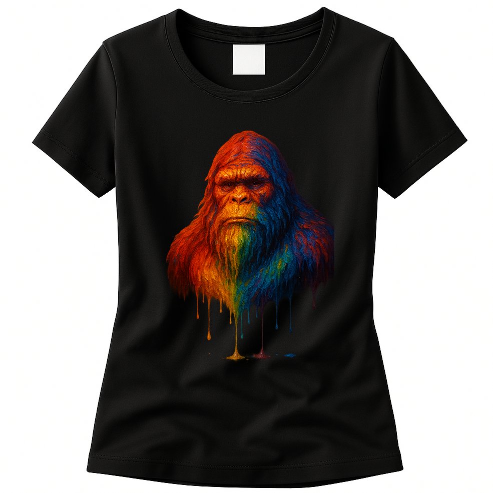 Bigfoot Drip Womens T-Shirt