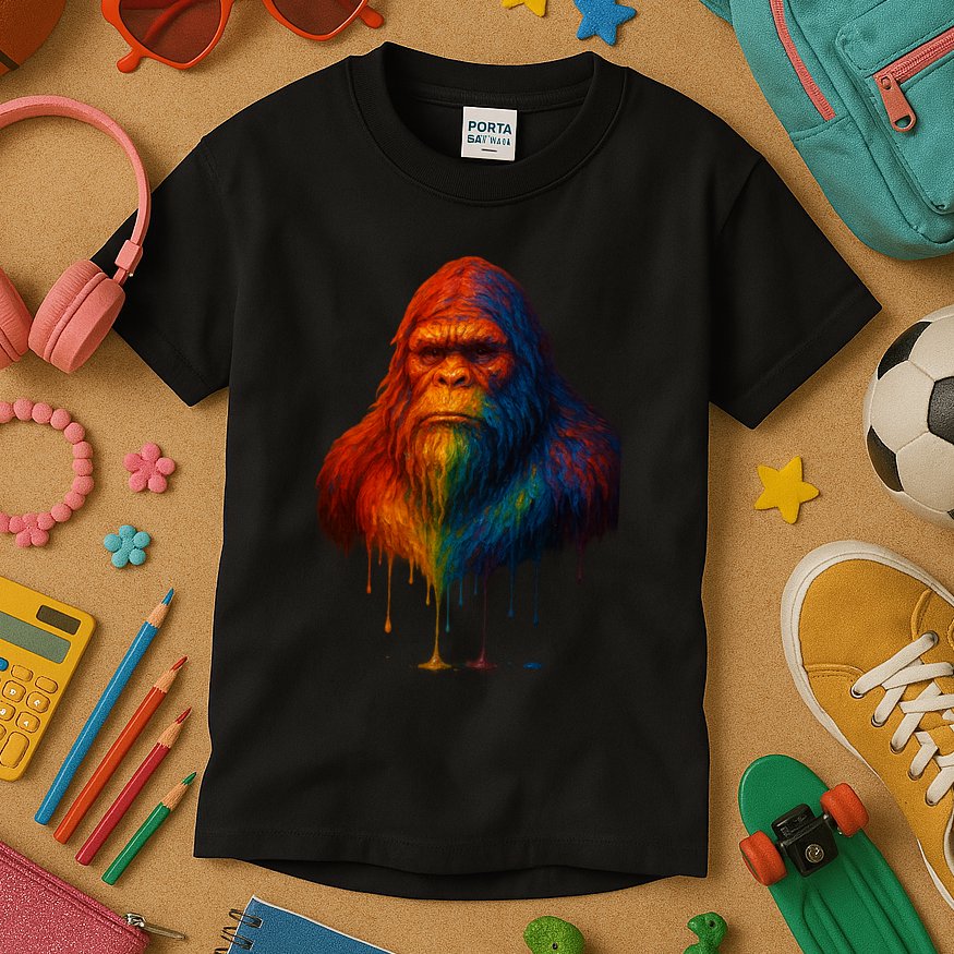 Bigfoot Drip Kids T-Shirt