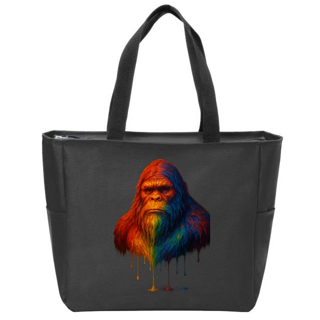 Bigfoot Drip Zip Tote Bag