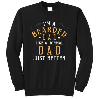 Bearded Dad Beard Humor Tall Sweatshirt