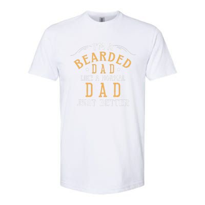 Bearded Dad Beard Humor Softstyle® CVC T-Shirt