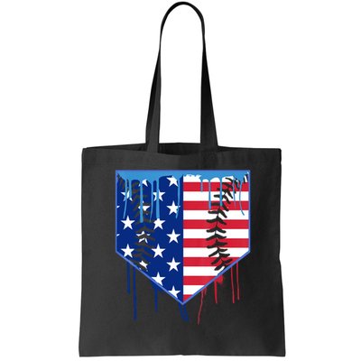 Baseball Drip Boys Ice Cream Patriotic American Flag Bag