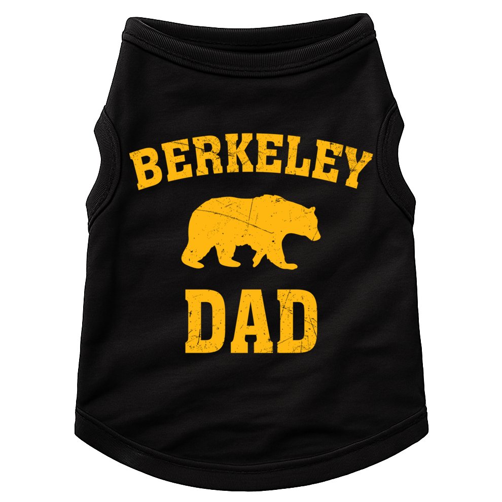 Berkeley Dad Bear Graphic FatherS Day Gift Doggie Tank