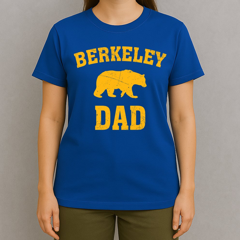 Berkeley Dad Bear Graphic FatherS Day Gift T-Shirt
