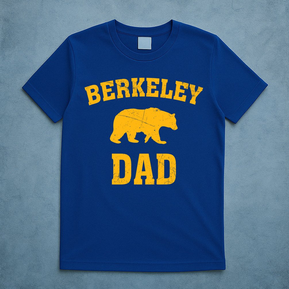 Berkeley Dad Bear Graphic FatherS Day Gift T-Shirt
