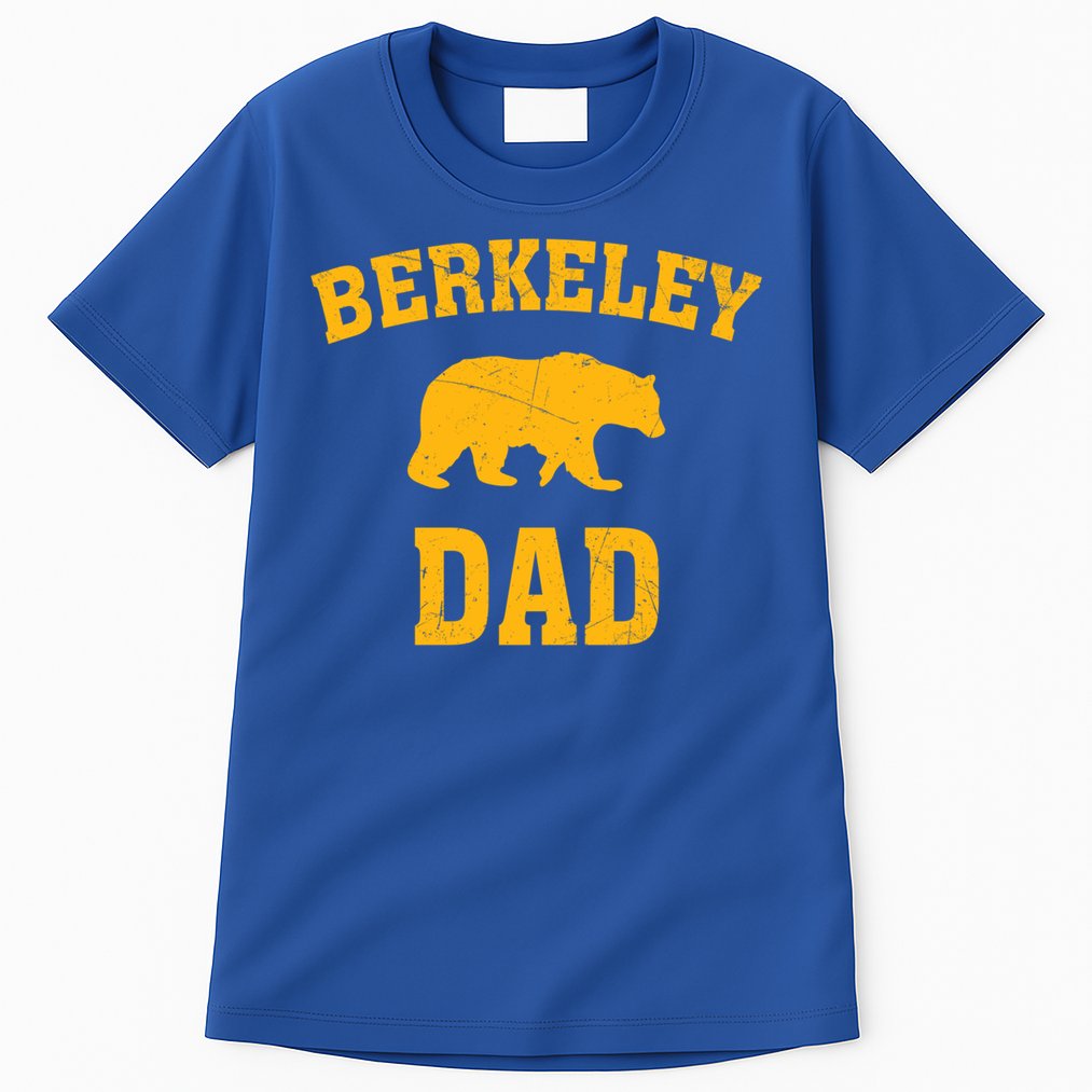Berkeley Dad Bear Graphic FatherS Day Gift Tall T-Shirt