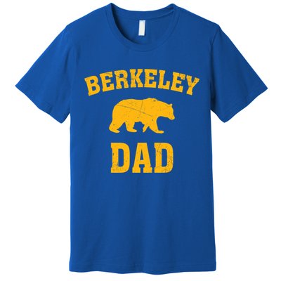 Berkeley Dad Bear Graphic FatherS Day Gift Premium T-Shirt