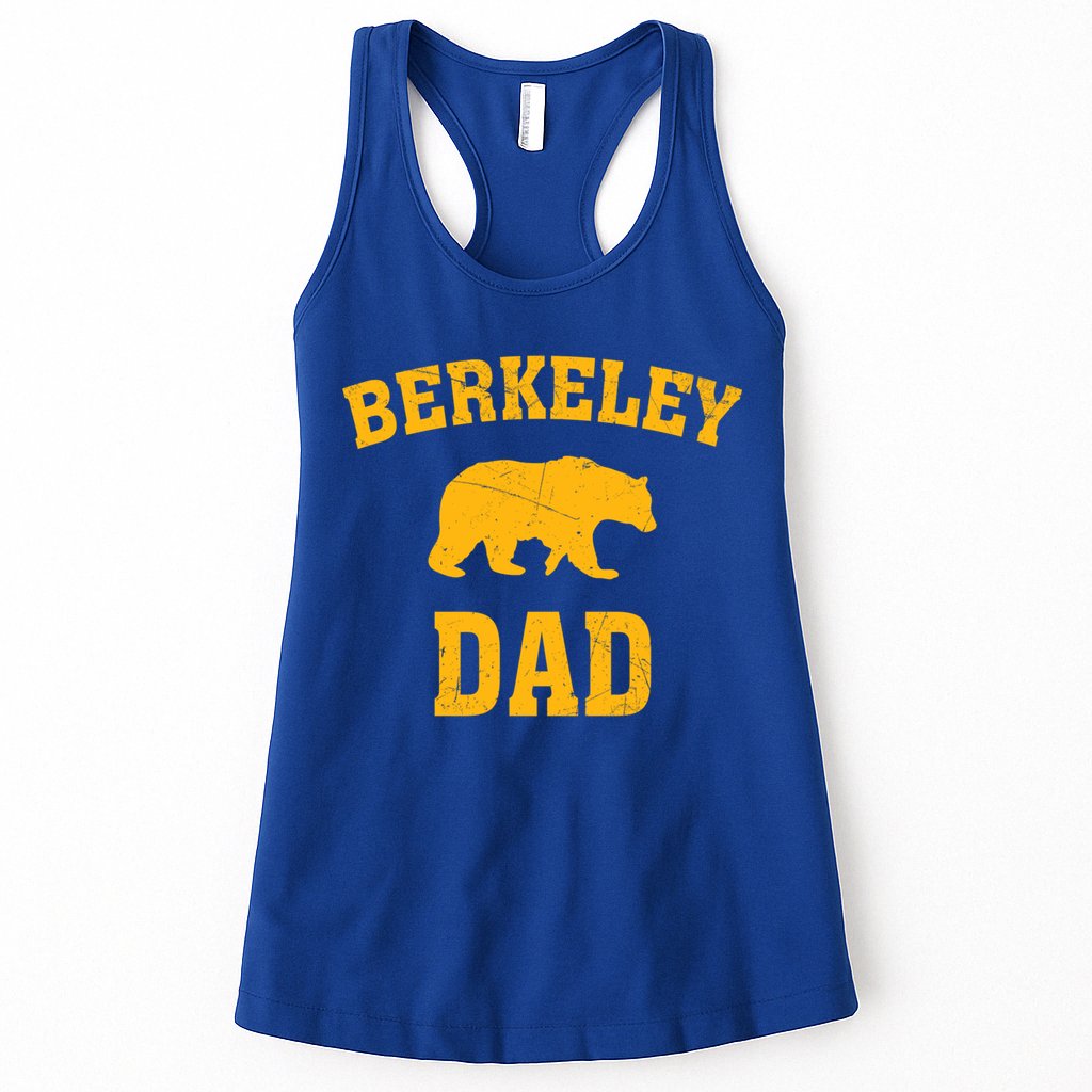 Berkeley Dad Bear Graphic FatherS Day Gift Womens Tank Top