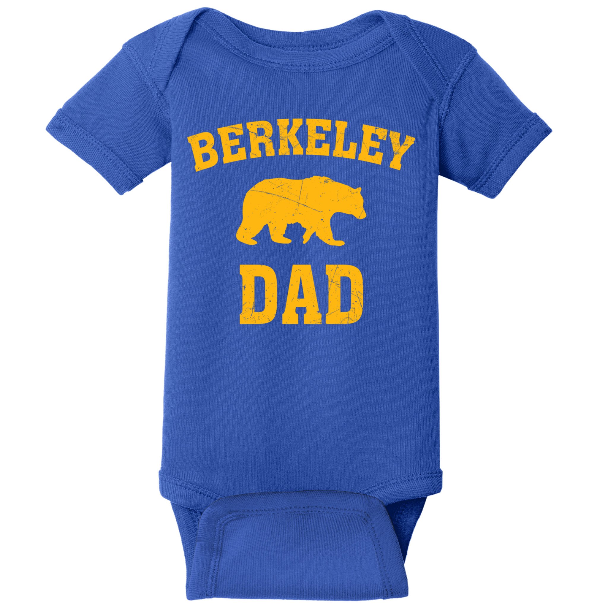 Berkeley Dad Bear Graphic FatherS Day Gift Baby Bodysuit