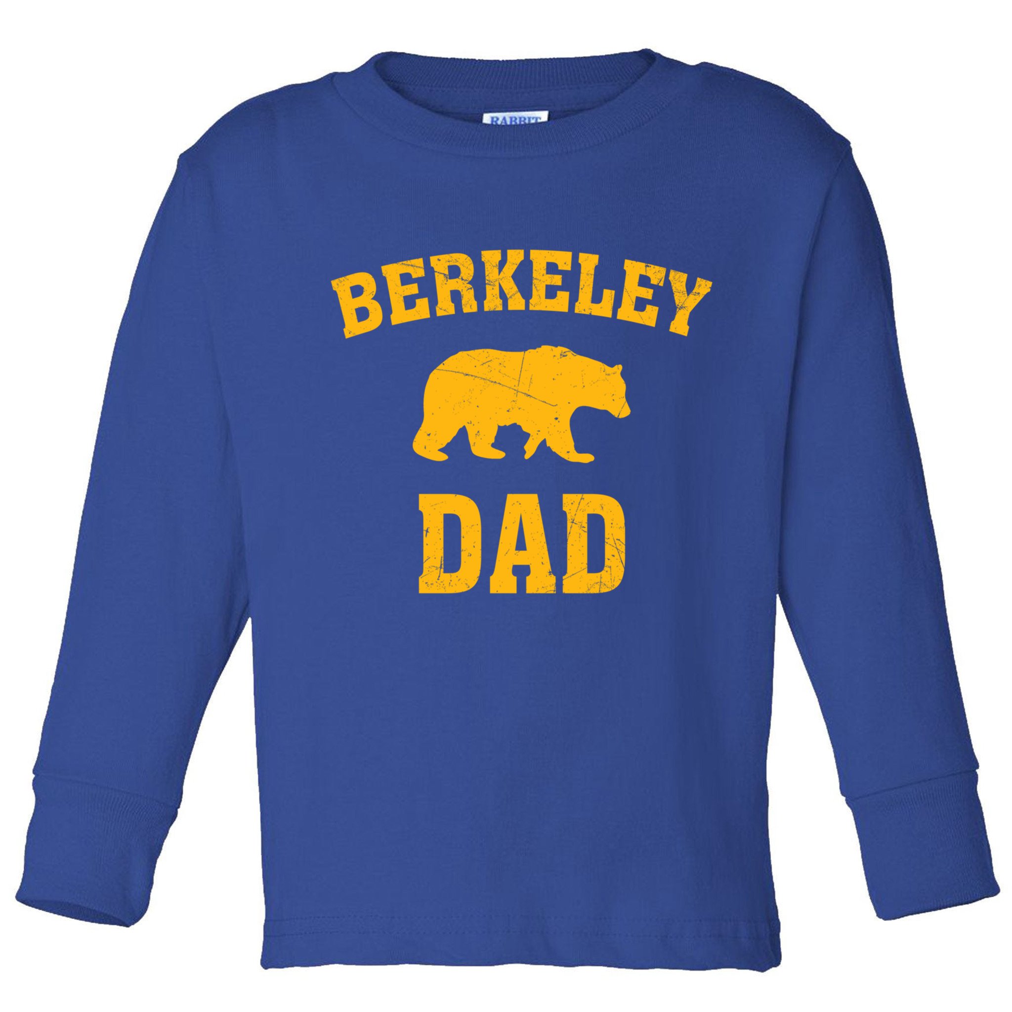 Berkeley Dad Bear Graphic FatherS Day Gift Toddler Long Sleeve Shirt