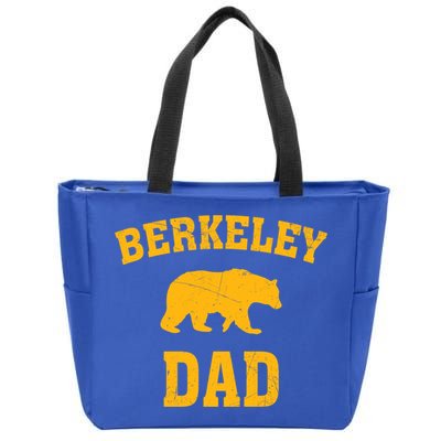 Berkeley Dad Bear Graphic FatherS Day Gift Zip Tote Bag