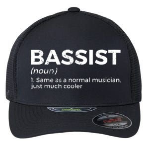 Bassist Definition Bass Player For Musicians Flexfit Unipanel Trucker Cap