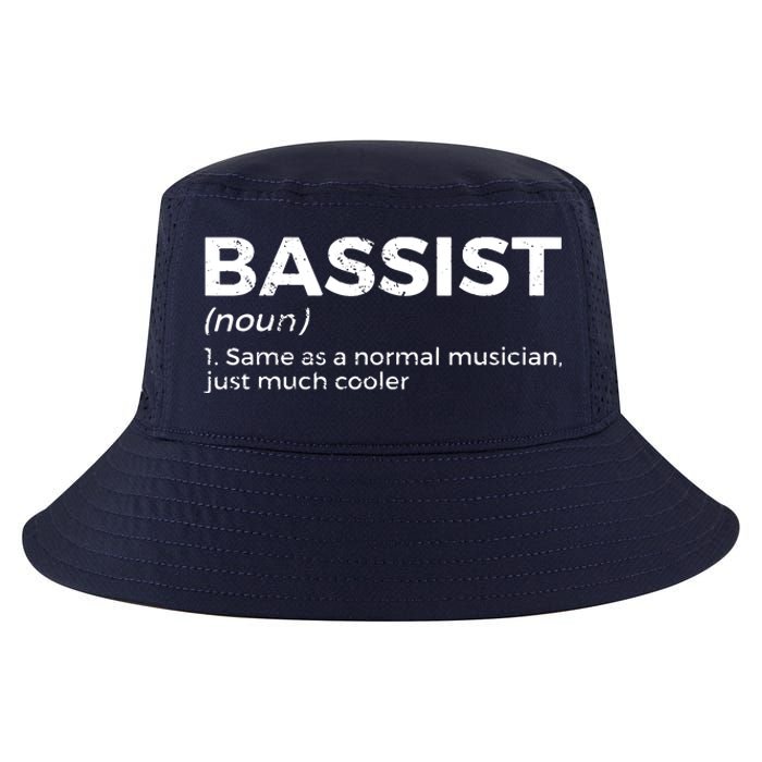 Bassist Definition Bass Player For Musicians Cool Comfort Performance Bucket Hat