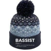 Bassist Definition Bass Player For Musicians The Baniff Cuffed Pom Beanie