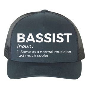 Bassist Definition Bass Player For Musicians Yupoong Adult 5-Panel Trucker Hat