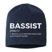 Bassist Definition Bass Player For Musicians Sustainable Beanie