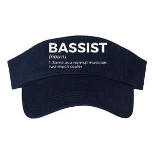 Bassist Definition Bass Player For Musicians Valucap Bio-Washed Visor