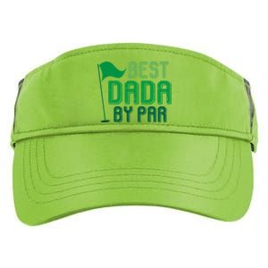 Best Dada By Par Funny Gift For FatherS Day Golfer Dad Grandpa Gift Adult Drive Performance Visor