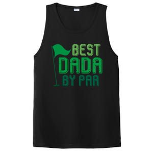 Best Dada By Par Funny Gift For FatherS Day Golfer Dad Grandpa Gift PosiCharge Competitor Tank