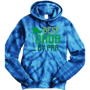 Best Dada By Par Funny Gift For FatherS Day Golfer Dad Grandpa Gift Tie Dye Hoodie