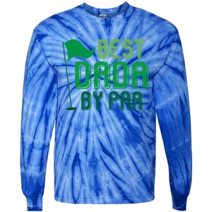 Best Dada By Par Funny Gift For FatherS Day Golfer Dad Grandpa Gift Tie-Dye Long Sleeve Shirt