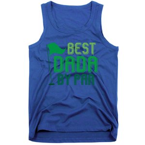 Best Dada By Par Funny Gift For FatherS Day Golfer Dad Grandpa Gift Tank Top