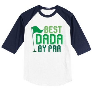 Best Dada By Par Funny Gift For FatherS Day Golfer Dad Grandpa Gift Baseball Sleeve Shirt