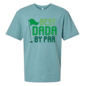 Best Dada By Par Funny Gift For FatherS Day Golfer Dad Grandpa Gift Sueded Cloud Jersey T-Shirt