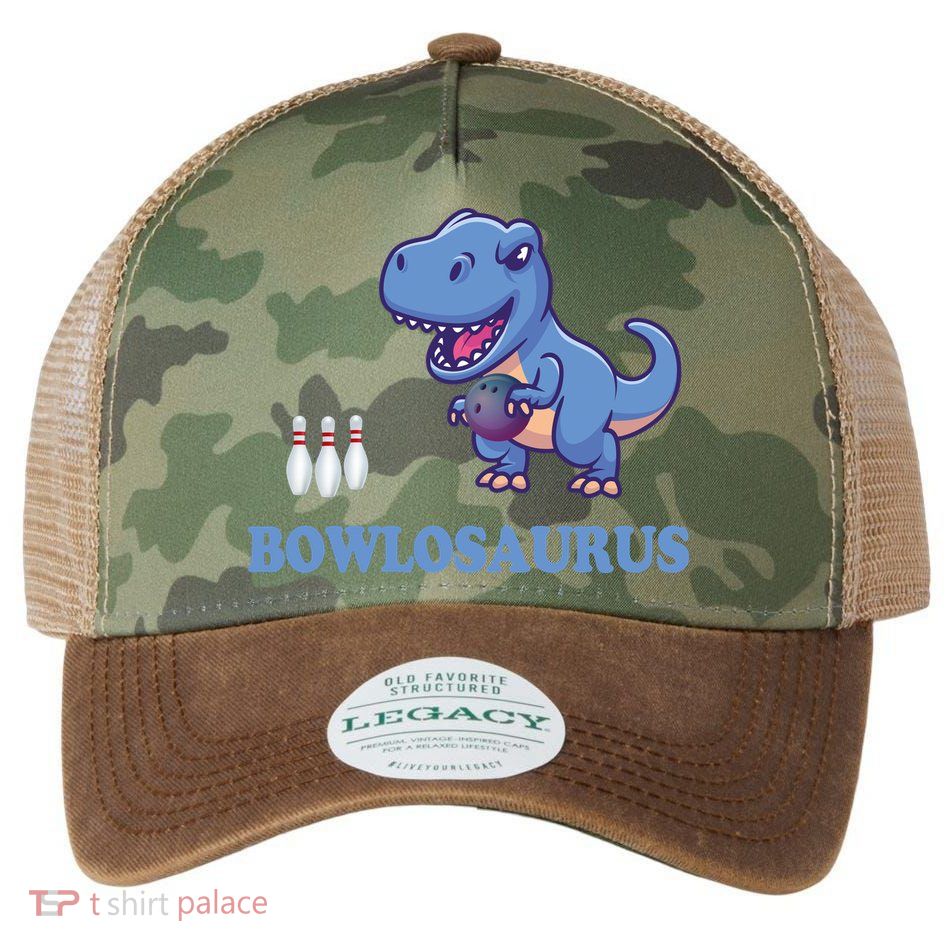 Bowling Dinosaur Legacy Tie Dye Trucker Hat