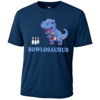 Bowling Dinosaur Cooling Performance Crew T-Shirt