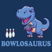 Bowling Dinosaur Sustainable Bucket Hat