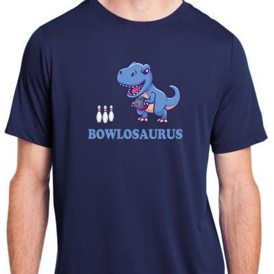 Bowling Dinosaur Adult ChromaSoft Performance T-Shirt