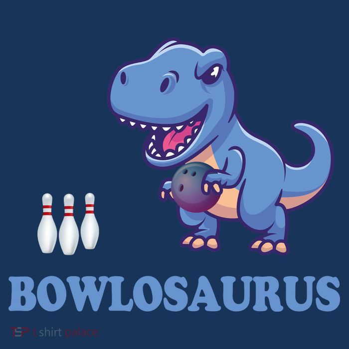 Bowling Dinosaur 16 in Basic Backpack