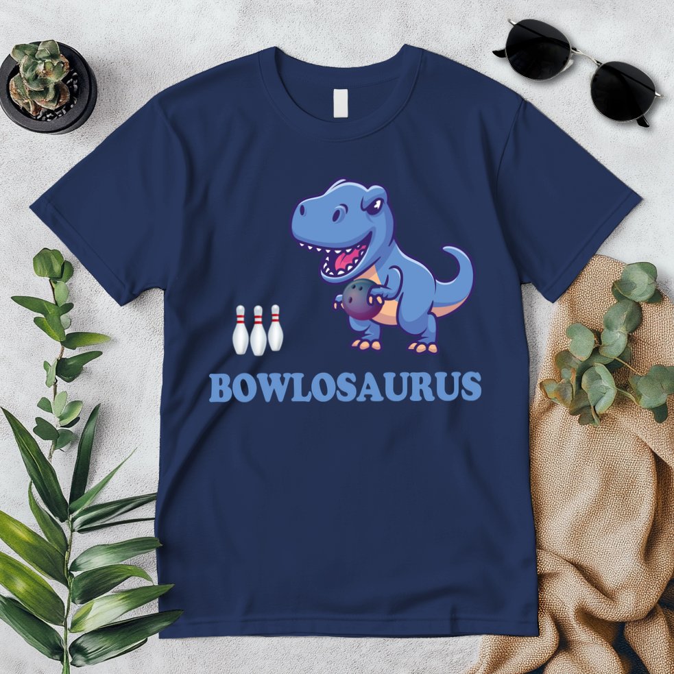 Bowling Dinosaur Premium T-Shirt