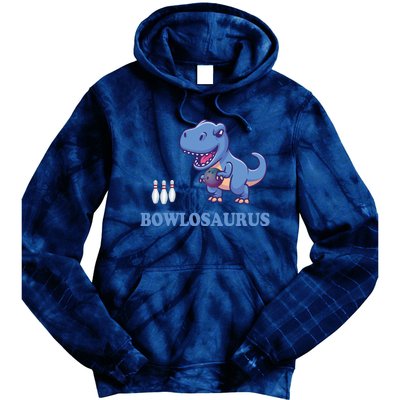 Bowling Dinosaur Tie Dye Hoodie