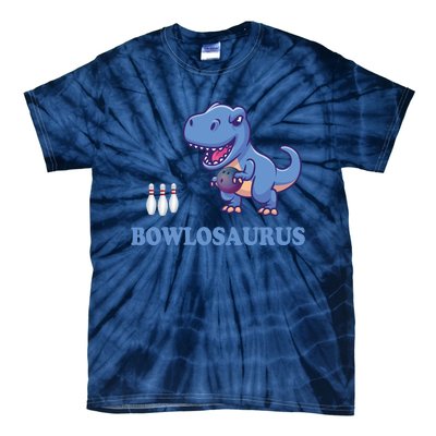 Bowling Dinosaur Tie-Dye T-Shirt