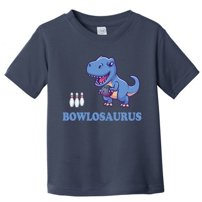 Bowling Dinosaur Toddler T-Shirt