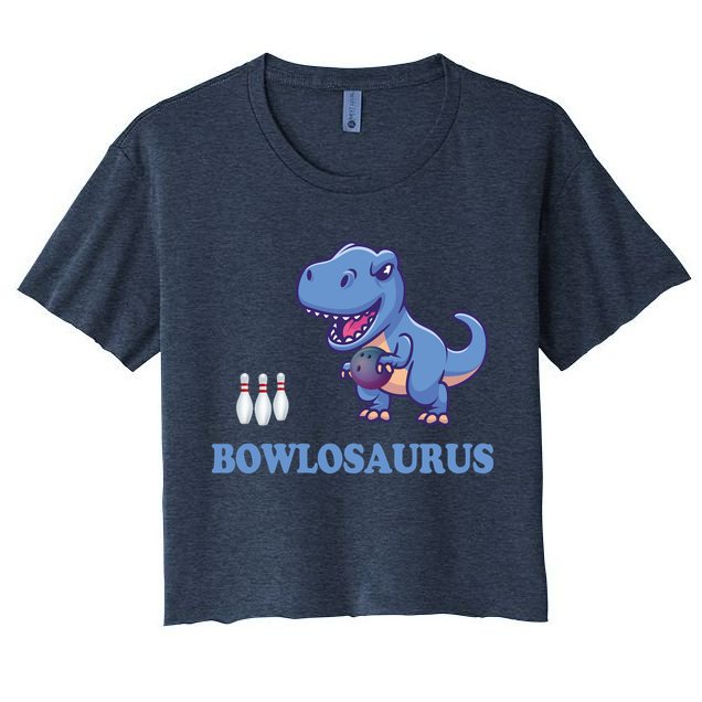 Bowling Dinosaur Crop Top