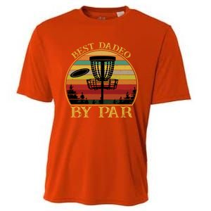 Best Dadeo By Par Funny Disc Golfing Dad Gift Cooling Performance Crew T-Shirt