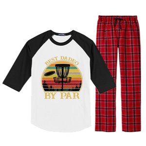 Best Dadeo By Par Funny Disc Golfing Dad Gift Raglan Sleeve Pajama Set