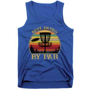 Best Dadeo By Par Funny Disc Golfing Dad Gift Tank Top